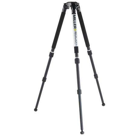 Miller Solo 75 3-Section Aluminum Alloy Tripod Legs with 75mm Bowl
