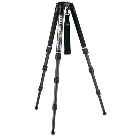 Miller Solo DV 75 3-Stage 4-Section Carbon Fiber Tripod with 75mm Bowl