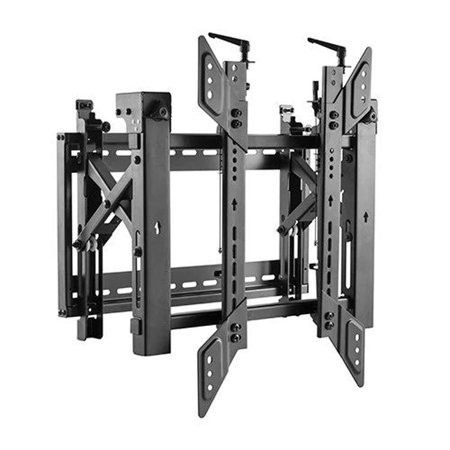 Mount-It! MI-20412 Portrait Pop-Out Video Wall Mount for 45-70" Display, Matte Black