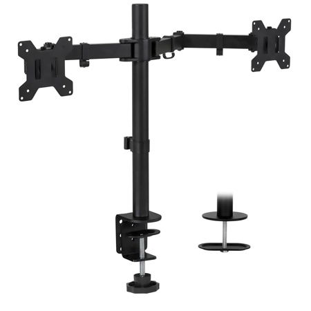 Mount-It! MI-2752L Full Motion Dual Monitor Desk Mount for 13-32" Monitors