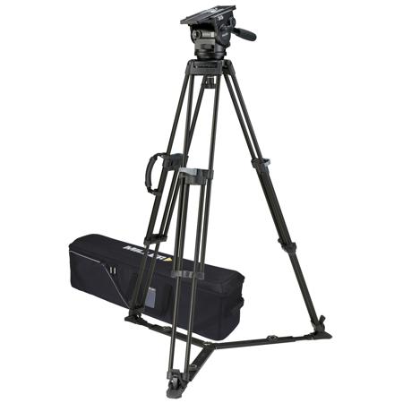Miller Arrowx 3 Head with Sprinter II 2-Section Al Tripod & 470 Ground Spreader
