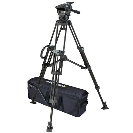 Miller Arrowx 3 Fluid Head w/Sprinter II 3-Section Al Tripod & 993 Mid Spreader