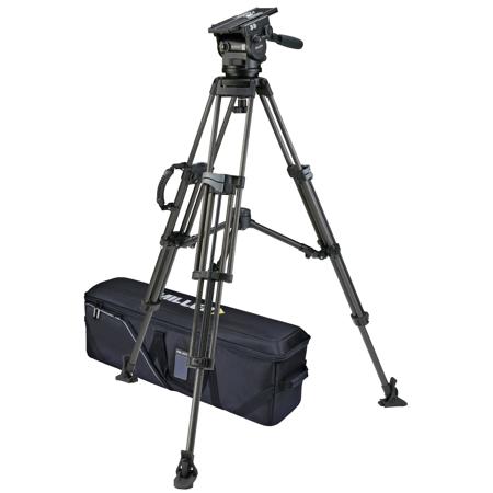 Miller Arrowx 3 Fluid Head w/Sprinter II 3-Section CF Tripod & 993 Mid Spreader