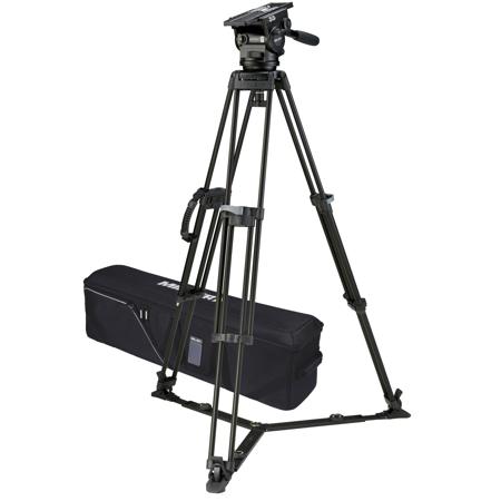 Miller Arrowx 7 Fluid Head w/Sprinter II 2-Section Al Tripod,470 Ground Spreader