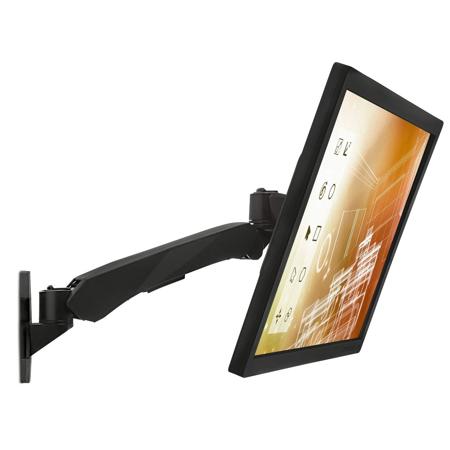 Mount-It! MI-34114B Height Adjustable Single Monitor LCD Desk Mount, Black