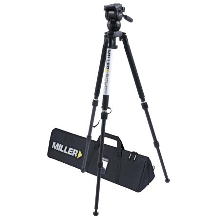 Miller CX2 Fluid Head with Solo 75 3-Section Aluminum Alloy Tripod