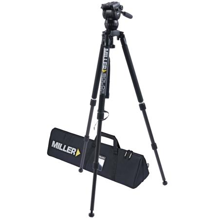 Miller CX6 Fluid Head with Solo-Q 75 3-Section Carbon Fiber Tripod