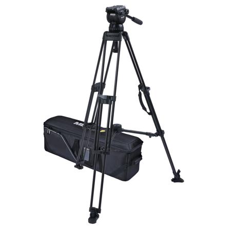 Miller CX10 Fluid Head with Sprinter II 2-Section Al Tripod & Mid-Level Spreader