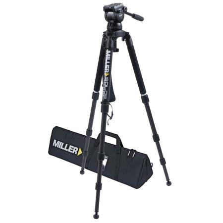 Miller CX10 Fluid Head with Solo-Q 100 4-Stection Carbon Fiber Tripod