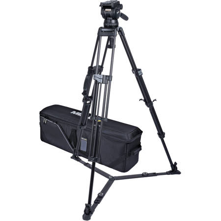 Miller CX14 Sprinter II 3-Section Al Tripod w/Fluid Head & Ground Spreader