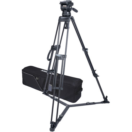 Miller CX14 Sprinter II 2-Section Al Tripod w/Fluid Head & Ground Spreader
