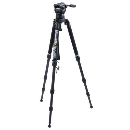 Miller CX14 Solo 100 4-Section CF Tripod w/Fluid Head & Mid-Level Spreader