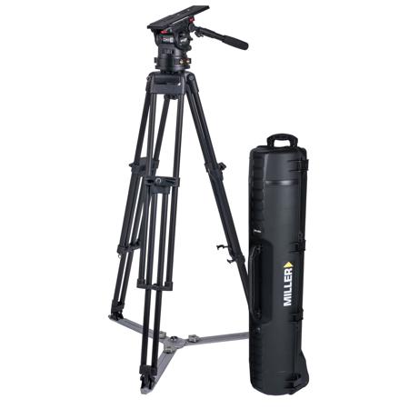 Miller CiNX 3 HDC 100 2-Section Al Tripod w/Fluid Head & Ground Spreader