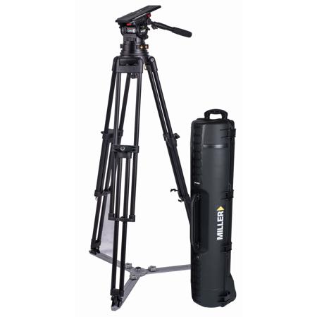 Miller CiNX 3 HDC 150 2-Section Al Tripod w/Fluid Head & Ground Spreader