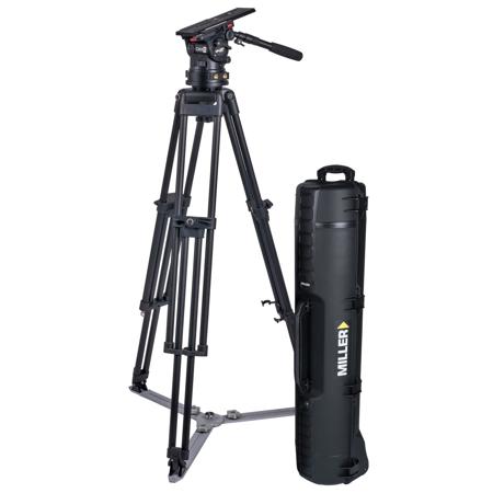 Miller CiNX 5 HDC 100 2-Section Al Tripod w/Fluid Head & Ground Spreader