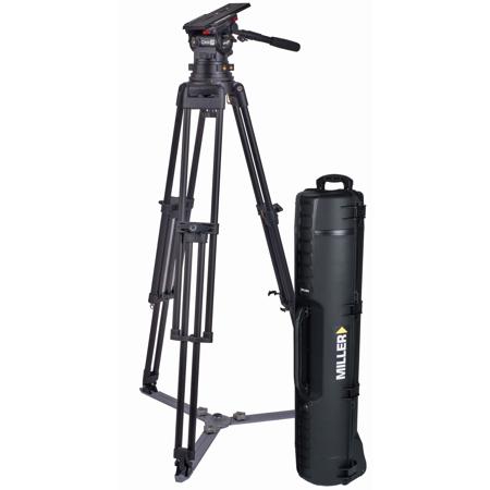 Miller CiNX 7 HDC 150 2-Section Al Tripod w/Fluid Head & Ground Spreader