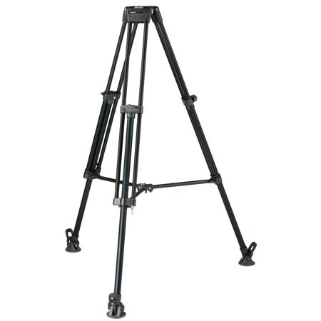 Miller Toggle 75 2-Section Lightweight Al Alloy Tripod, 75mm Bowl & Mid Spreader