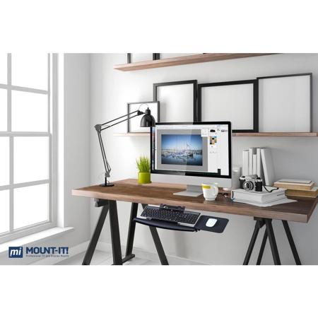 Mount-It! MI-7134 Fully Adjustable Ergonomic Keyboard Tray with Spring Assist