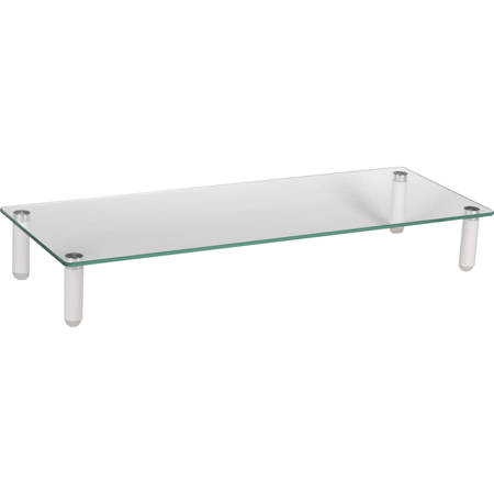 Mount-It! MI-7263 Ergonomic Glass Monitor & Laptop Desk Riser, 44 lb Capacity