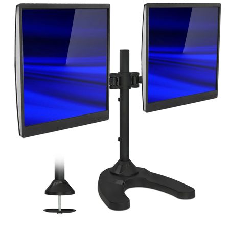 Mount-It! Articulating Dual Monitor Desk Stand