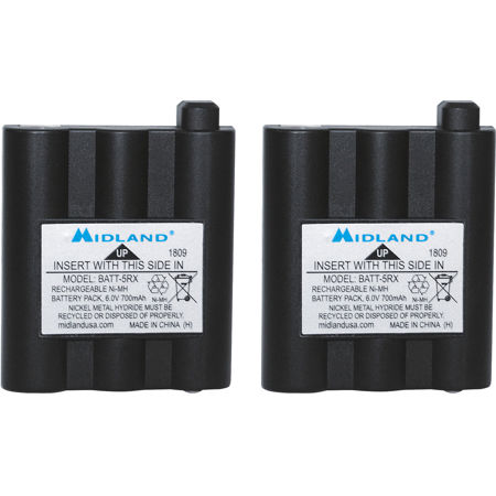 Midland AVP17 NiMH Rechargable Batteries for T290, T295, 2-Pack