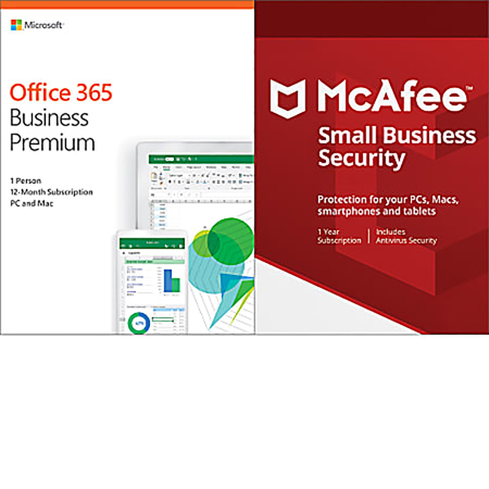 Microsoft 365 Personal with McAfee Total Protection 1-Year Subscription, 1-Device, Download