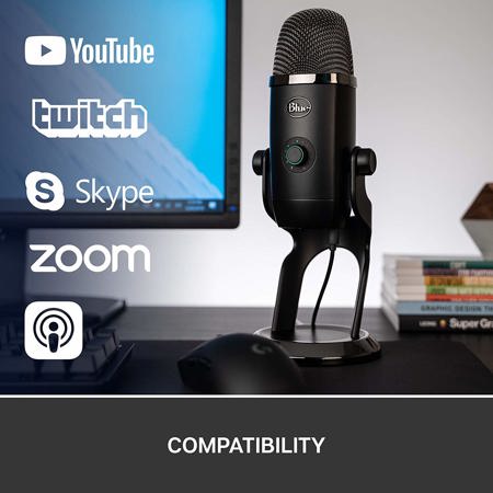 Blue Microphones Yeti X Professional Condenser USB Microphone with