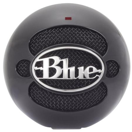 Blue Microphones Snowball, Professional USB Condenser Microphone, Gloss Black