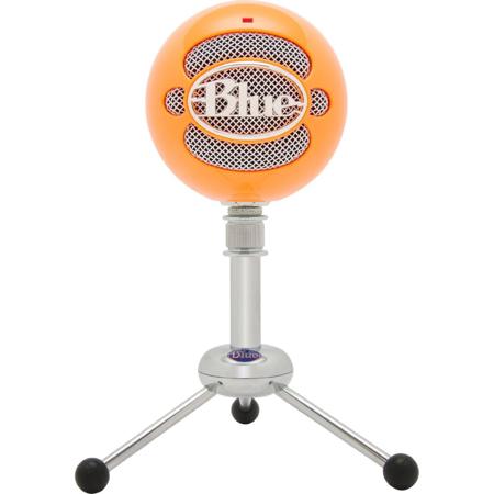 Blue Microphones Snowball, Professional USB Condenser Microphone, Bright Orange