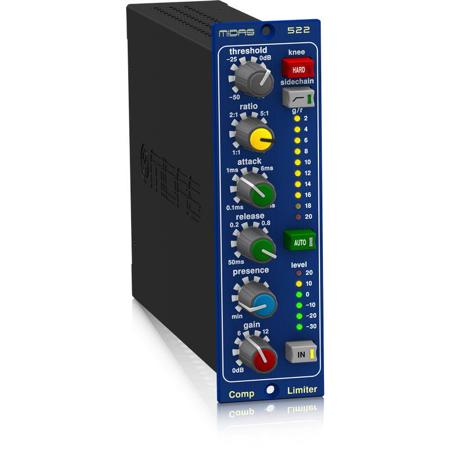 Midas 500 Series 522 Compressor/Limiter with Dynamic Presence Control