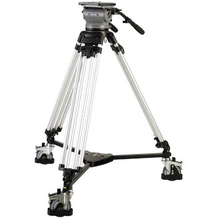 Miller DS60 2-section Aluminum Tripod with Fluid Head - Black