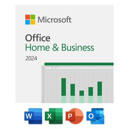 Microsoft Office Home and Business 2024 License for PC/Mac, 1-User, Download