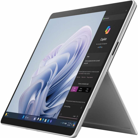 Microsoft Surface Pro 10 13" 120Hz 2-In-1 Wi-Fi + 5G Tablet, Intel Core Ultra 5-135U 1.6GHz, 16GB RAM, 256GB SSD, Windows 11 Pro, Platinum, TAA Compliant