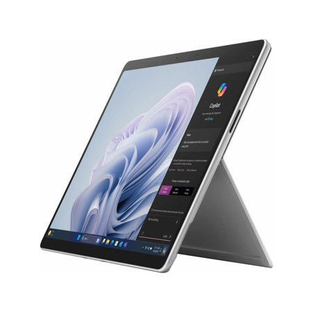 Microsoft Surface Pro 10 13" 120Hz 2-In-1 Wi-Fi + 5G Tablet, Intel Core Ultra 5-135U 1.6GHz, 8GB RAM, 256GB SSD, Windows 11 Pro, Platinum, TAA Compliant