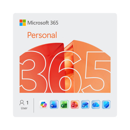 Microsoft 365 Personal Subscription License - 1 PC/Mac, 1 User