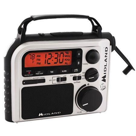 Midland ER102 Emergency Dynamo Crank Radio with AM/FM