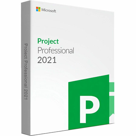 Microsoft Project Professional 2021, Single License, Boxed Medialess Version