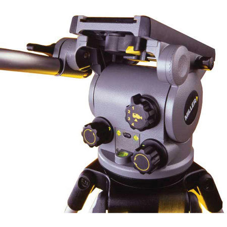 Miller ENG Arrow Fluid Head with 100mm Bowl and 3/8" Screw, Payload Capacity: 44 lbs.