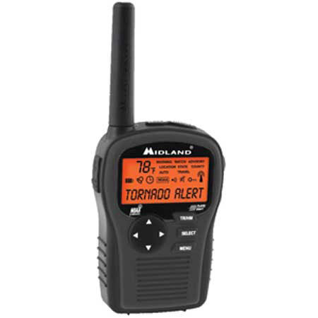 Midland HH54VP Weather Alert Radio, 9 Codes and Clock