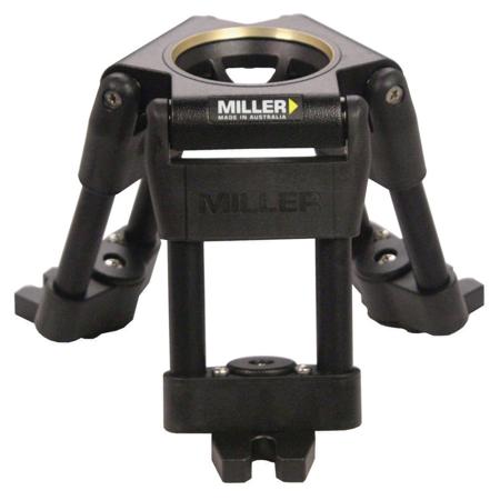 Miller Hi Hat with 75mm Tripod Bowl, Payload Capacity: 33 lbs #465