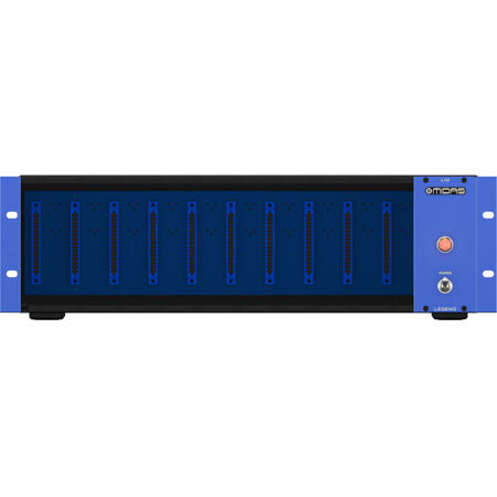 Midas 500 Series LEGEND L10 Rackmount Chassis with Audio Routing for 10 Modules