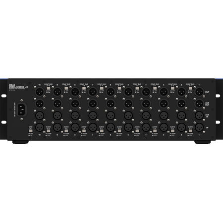 Midas 500 Series LEGEND L10 Rackmount Chassis with Audio Routing
