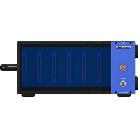 Midas 500 Series LEGEND L6 Portable Chassis with Advanced Audio Routing and Rackmount Kit for 6 Modules