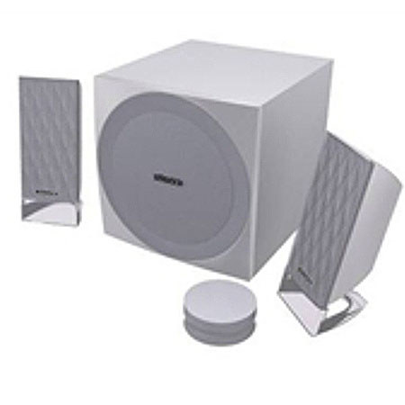 Microlab FC20 Powerful 2.1 Subwoofer DSP Stereo Speaker, White