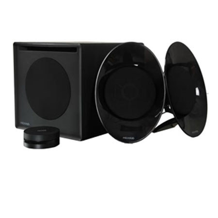 Microlab FC50 2.1 Enclosure-Free Desktop Hi-Fi Speaker, Black