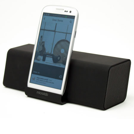 Microlab MD212 Wireless Portable Stereo Speaker for Tablet - Black
