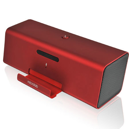Microlab MD212 Wireless Portable Stereo Speaker for Tablet - Red