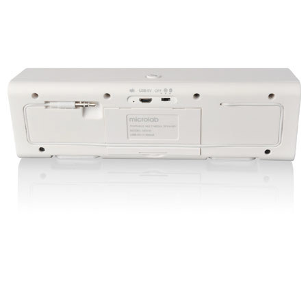 Microlab MD212 Wireless Portable Stereo Speaker for Tablet - White