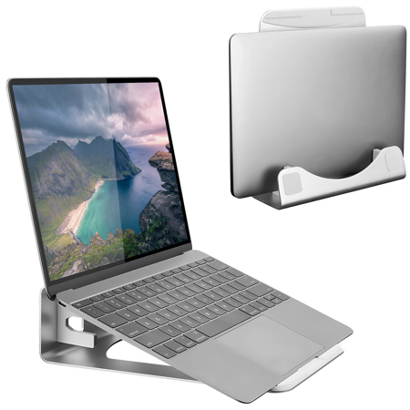 Mount-It! Vertical Stand and Holder for 11-15" Laptops