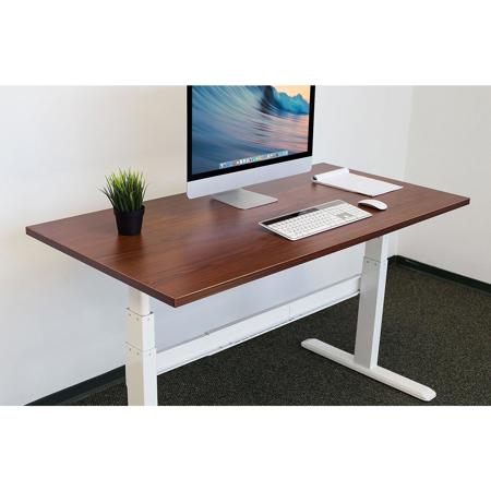 Mount-It! MI-7937 Table Top for Standing Desk, 29x59", Nut Brown